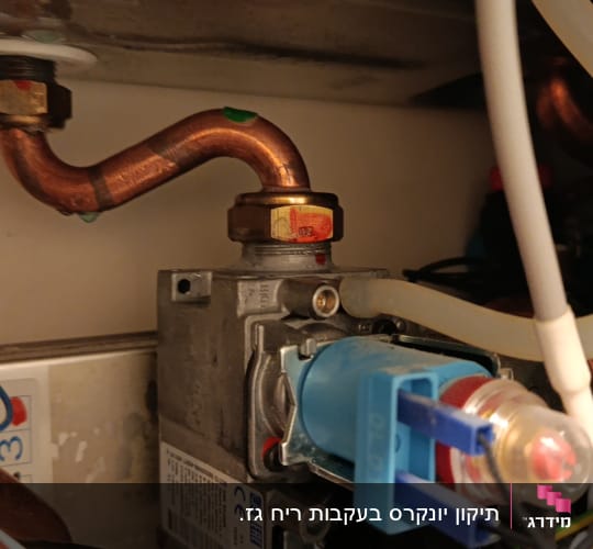צנרת ומערכת חיבורים מתכתית עם חוטים